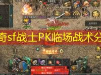 传奇sf战士PK临场战术分析